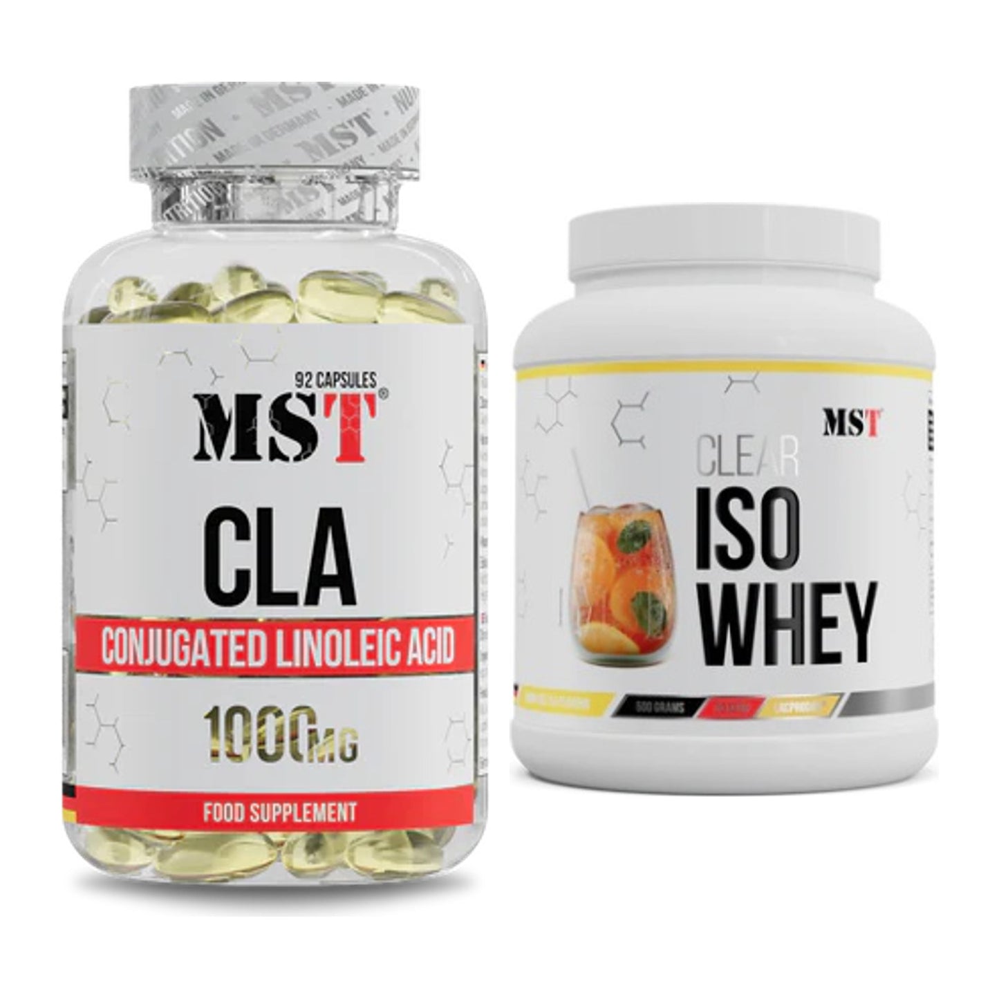 Diät-Duo: MST CLA 1000mg + MST Iso Clear – alle enthaltenen Artikel