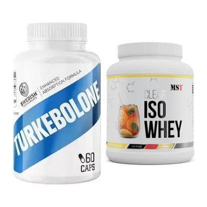 Diät-Duo: Swedish Supplements Turkebolone + MST Iso Clear – alle enthaltenen Artikel