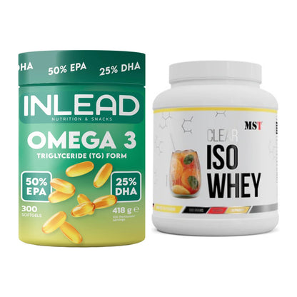 Diät-Duo: INLEAD Omega-3 + MST Iso Clear – alle enthaltenen Artikel
