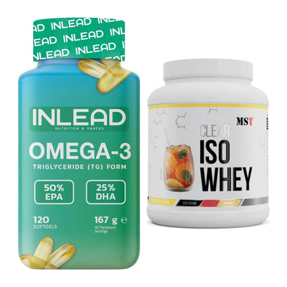 Diät-Duo: INLEAD Omega-3 + MST Iso Clear – alle enthaltenen Artikel