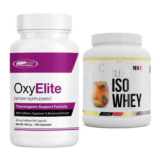 Diät-Duo: USP Labs OxyElite Pro + MST Iso Clear – alle enthaltenen Artikel