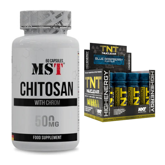 Diät-Duo: MST Chitosan + Chrom + NXT Nutrition TNT Nuclear Shots – alle enthaltenen Artikel