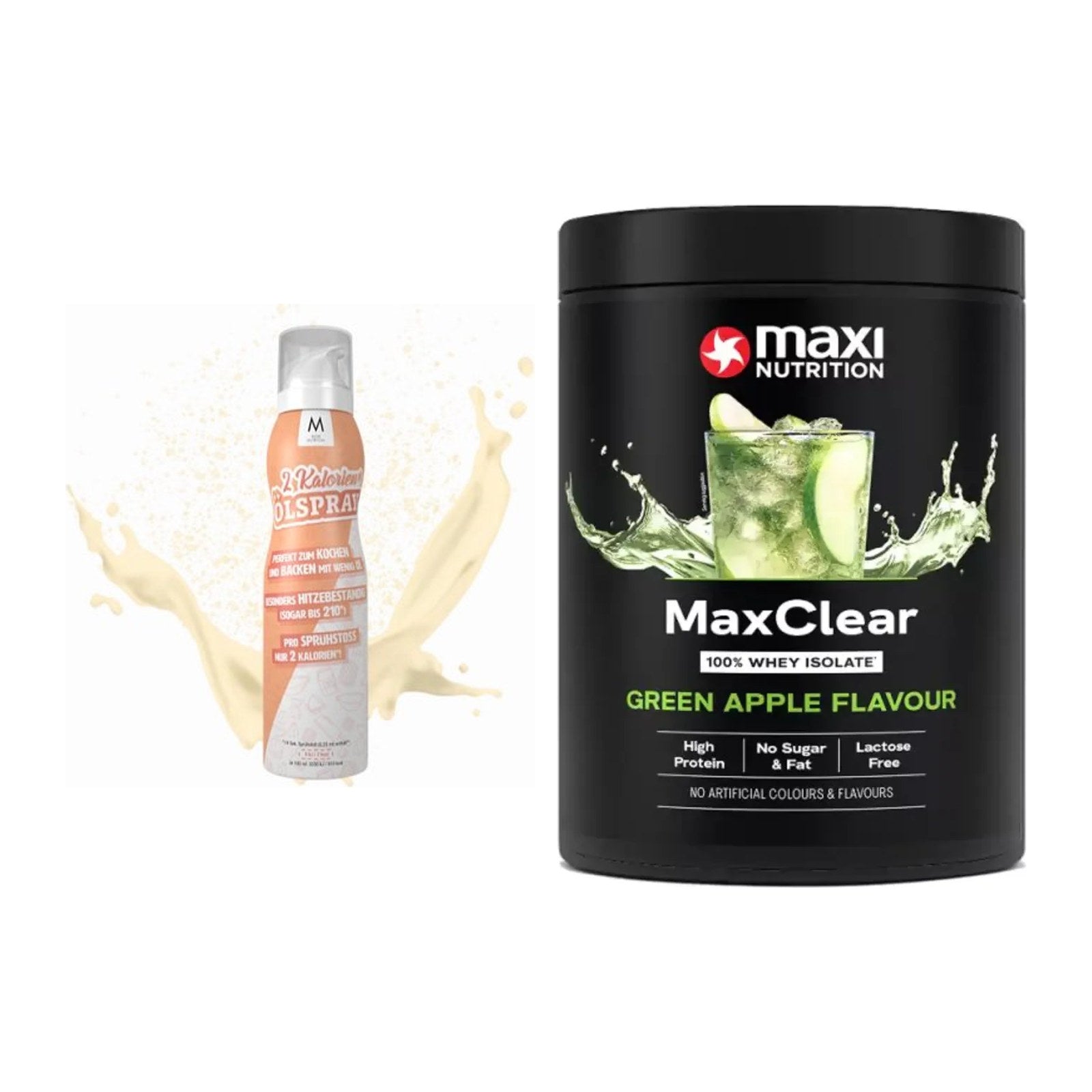 Diät-Duo: More Nutrition 2 Kalorien + MaxiNutrition MaxClear 100% – alle enthaltenen Artikel