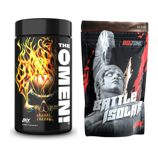 Diät-Duo: JNX Sports The Omen! 100 Kaps. + Big Zone Battle Isolate – alle enthaltenen Artikel