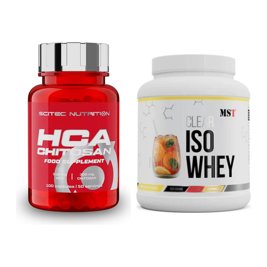 Diät-Duo: Scitec HCA-Chitosan + MST Iso Clear – alle enthaltenen Artikel