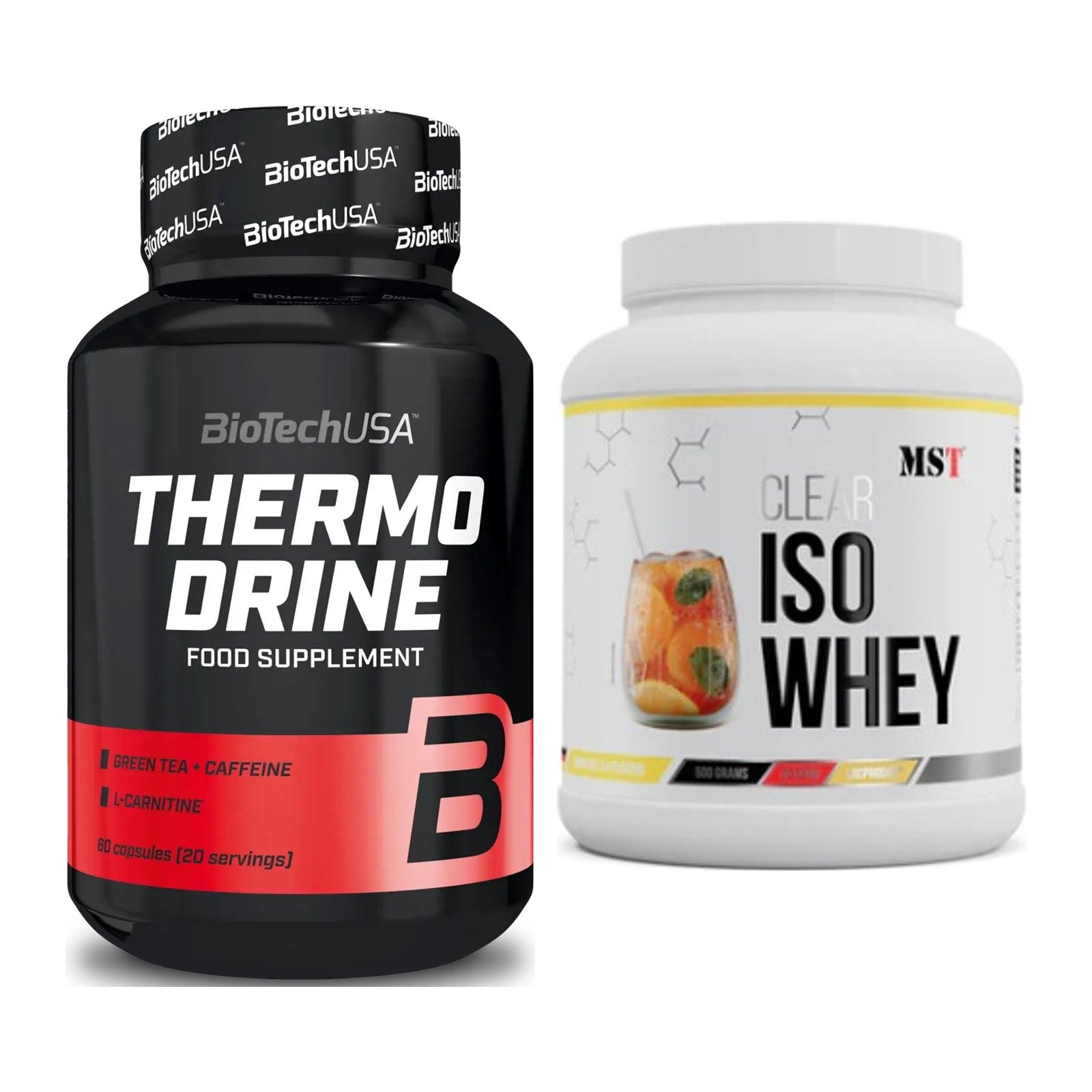 Diät-Duo: BioTech Thermo Drine + MST Iso Clear – alle enthaltenen Artikel