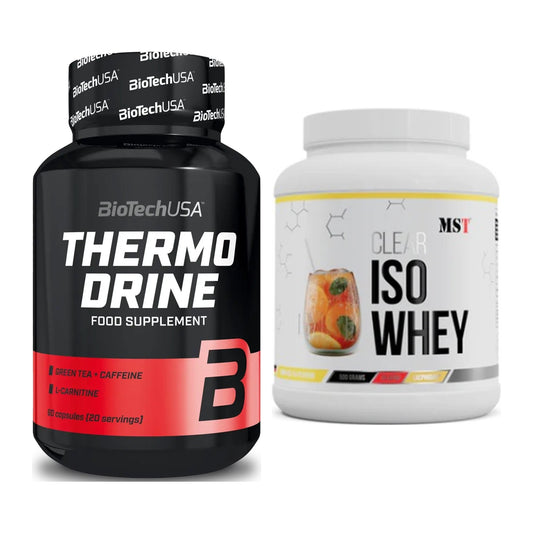 Diät-Duo: BioTech Thermo Drine + MST Iso Clear – alle enthaltenen Artikel