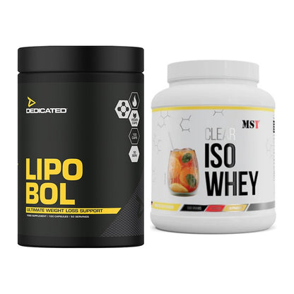 Diät-Duo: Dedicated Lipo-Bol + MST Iso Clear – alle enthaltenen Artikel