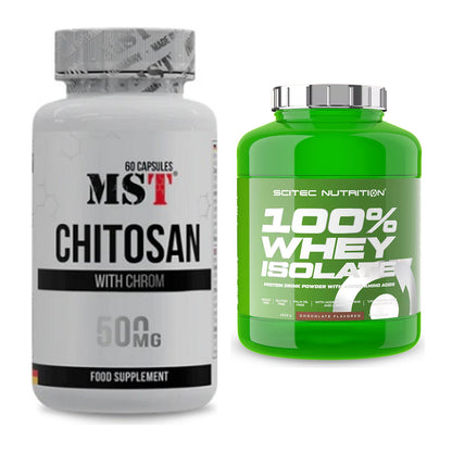 Diät-Duo: MST Chitosan + Chrom + Scitec Whey Isolate – alle enthaltenen Artikel