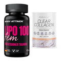 Diät-Duo: Body Attack Lipo 100 Fem + BioTech Clear Collagen – alle enthaltenen Artikel