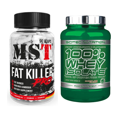 Diät-Duo: MST Fat Killer + Scitec Whey Isolate – alle enthaltenen Artikel