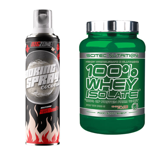 Diät-Duo: Big Zone Coconut Cooking Spray + Scitec Whey Isolate – alle enthaltenen Artikel