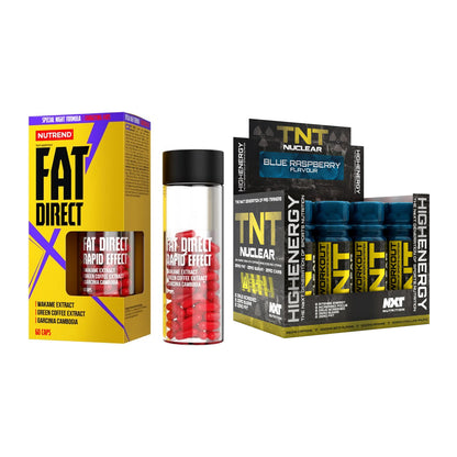 Diät-Duo: Nutrend Fat Direct + NXT Nutrition TNT Nuclear Shots – alle enthaltenen Artikel