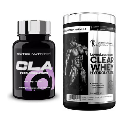 Diät-Duo: Scitec CLA + Kevin Levrone Clear Whey – alle enthaltenen Artikel