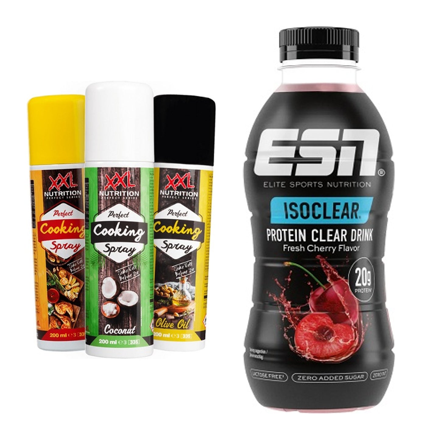 Diät-Duo: XXL Nutrition Perfect Cooking + ESN Isoclear RTD – alle enthaltenen Artikel