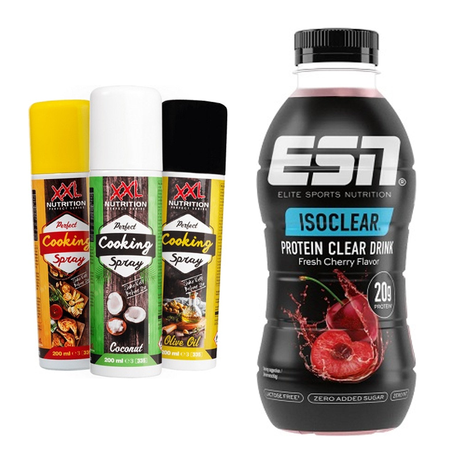 Diät-Duo: XXL Nutrition Perfect Cooking + ESN Isoclear RTD – alle enthaltenen Artikel