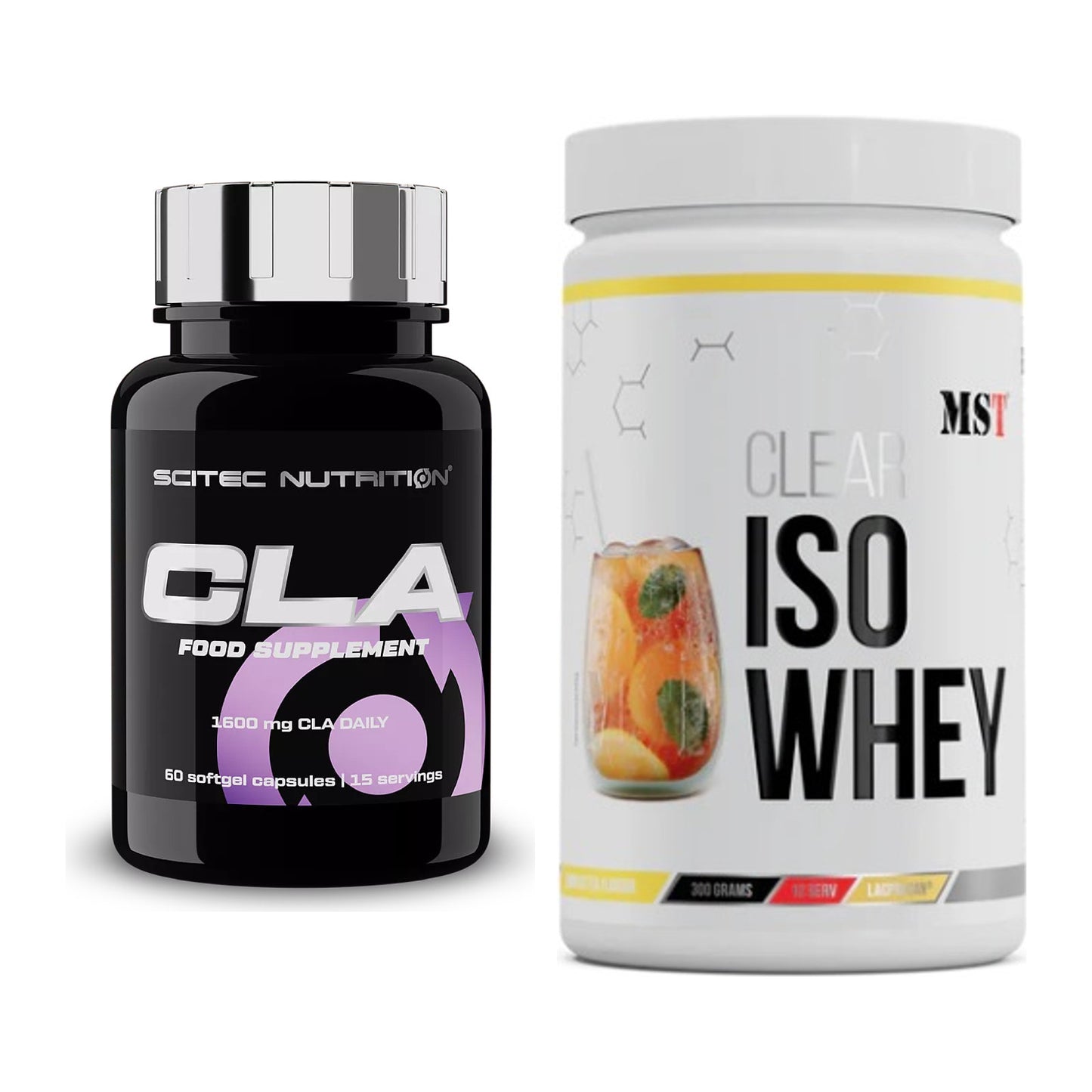 Diät-Duo: Scitec CLA + MST Iso Clear – alle enthaltenen Artikel