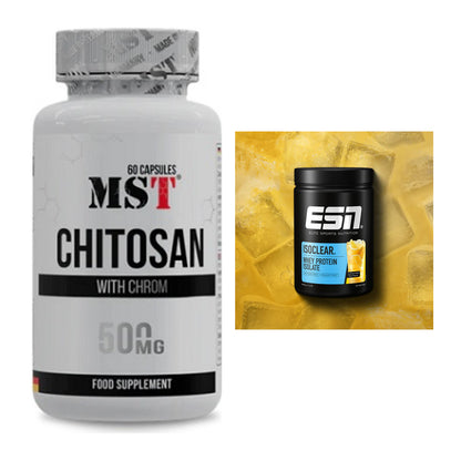Diät-Duo: MST Chitosan + Chrom + ESN ISOCLEAR Whey Isolate – alle enthaltenen Artikel