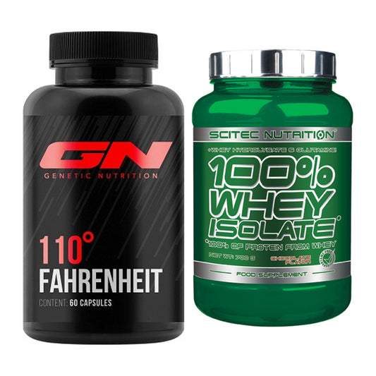 Diät-Duo: GN 110 Fahrenheit Burner + Scitec Whey Isolate – alle enthaltenen Artikel