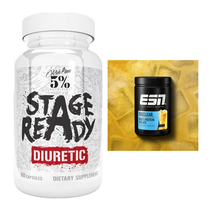 Diät-Duo: 5% Nutrition Stage Ready + ESN ISOCLEAR Whey Isolate – alle enthaltenen Artikel