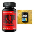 Diät-Duo: Body Attack LIPO 100-HARDCORE + ESN ISOCLEAR Whey Isolate – alle enthaltenen Artikel