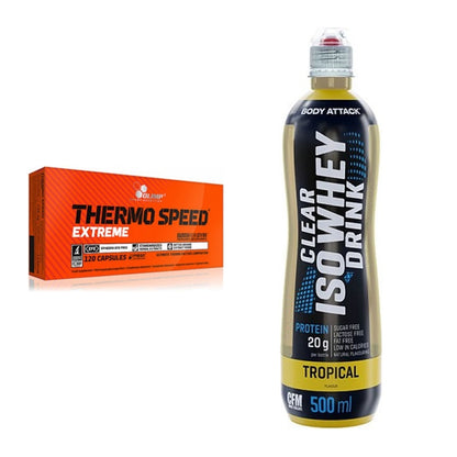 Diät-Duo: Olimp Thermo Speed Extreme + Body Attack Clear Iso Whey – alle enthaltenen Artikel