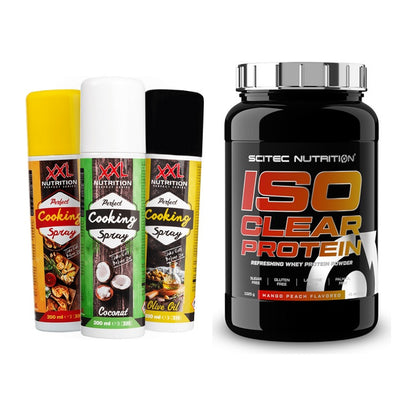 Diät-Duo: XXL Nutrition Perfect Cooking + Scitec IsoClear Protein – alle enthaltenen Artikel