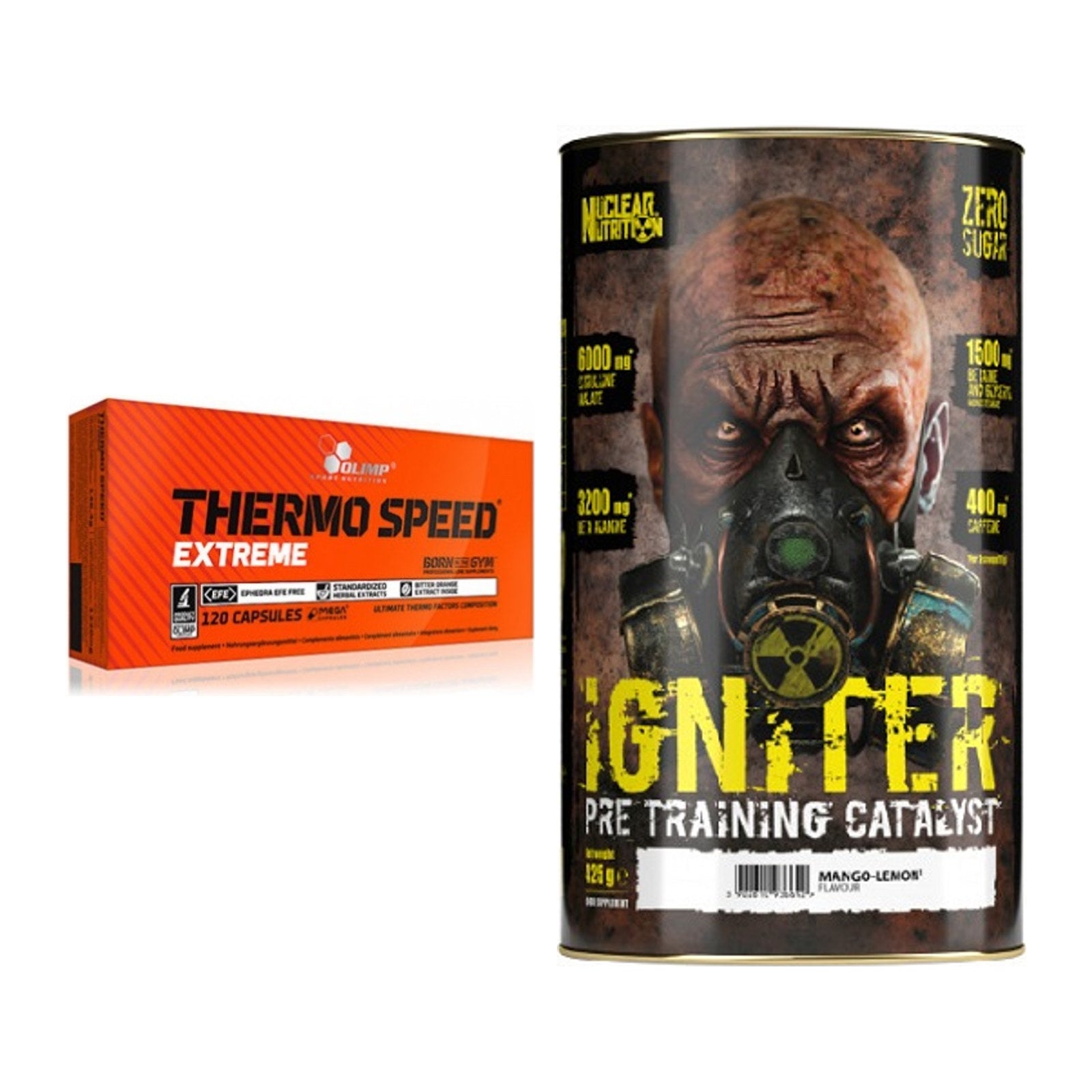 Diät-Duo: Olimp Thermo Speed Extreme + Nuclear Nutrition IGNITER – alle enthaltenen Artikel