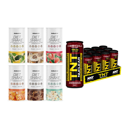 Diät-Duo: BioTech Diet Shake + NXT Nutrition TNT NUCLEAR – alle enthaltenen Artikel