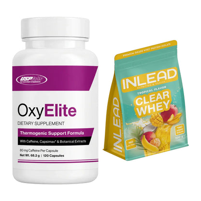 Diät-Duo: USP Labs OxyElite Pro + INLEAD Clear Whey Isolate – alle enthaltenen Artikel