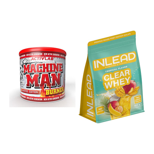 Diät-Duo: Activlab Machine Man Burner + INLEAD Clear Whey Isolate – alle enthaltenen Artikel