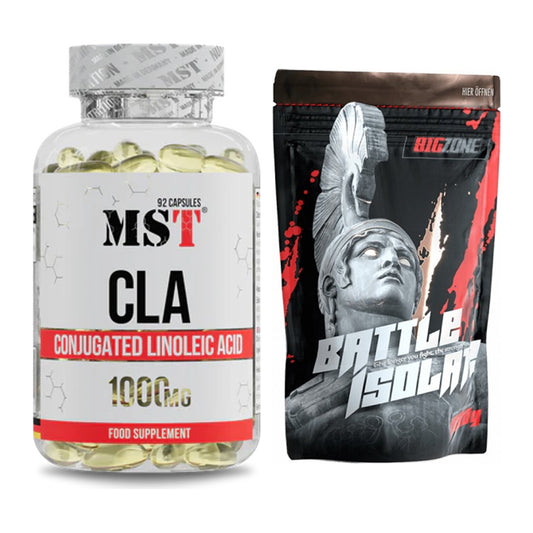 Diät-Duo: MST CLA 1000mg + Big Zone Battle Isolate – alle enthaltenen Artikel