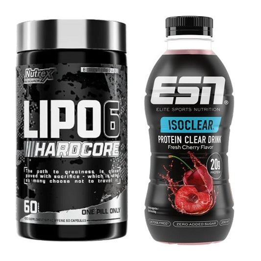 Diät-Duo: Nutrex Lipo 6 Hardcore + ESN Isoclear RTD – alle enthaltenen Artikel