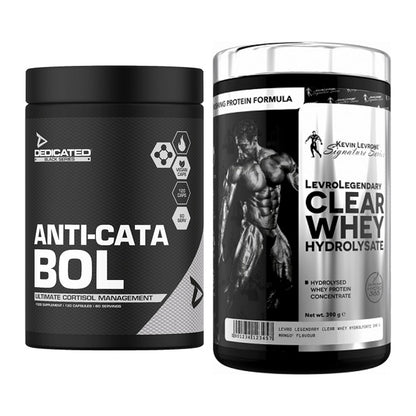 Diät-Duo: Dedicated Anti-Cata-Bol + Kevin Levrone Clear Whey – alle enthaltenen Artikel