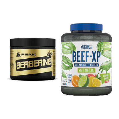 Diät-Duo: Peak Berberine + Applied Nutrition Clear Beef XP – alle enthaltenen Artikel