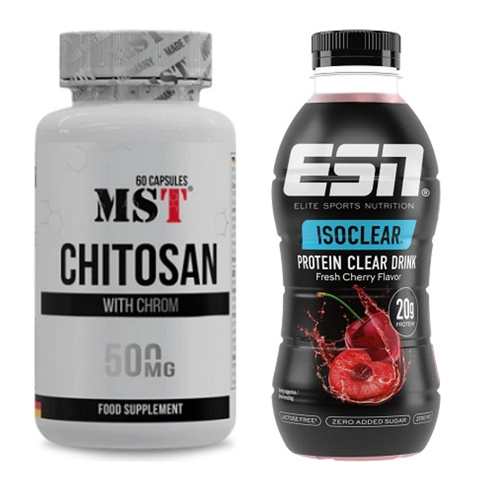 Diät-Duo: MST Chitosan + Chrom + ESN Isoclear RTD – alle enthaltenen Artikel