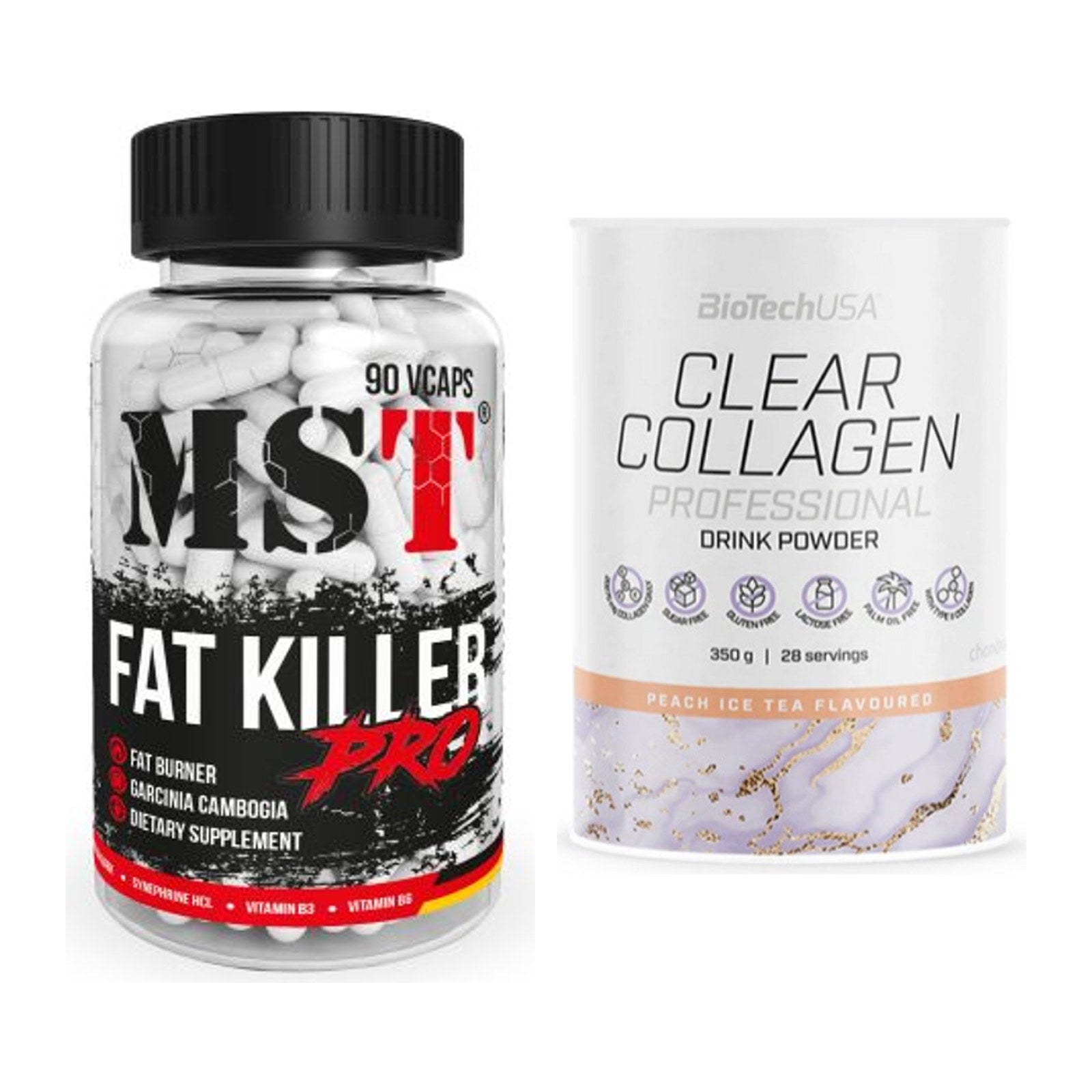 Diät-Duo: MST Fat Killer + BioTech Clear Collagen – alle enthaltenen Artikel