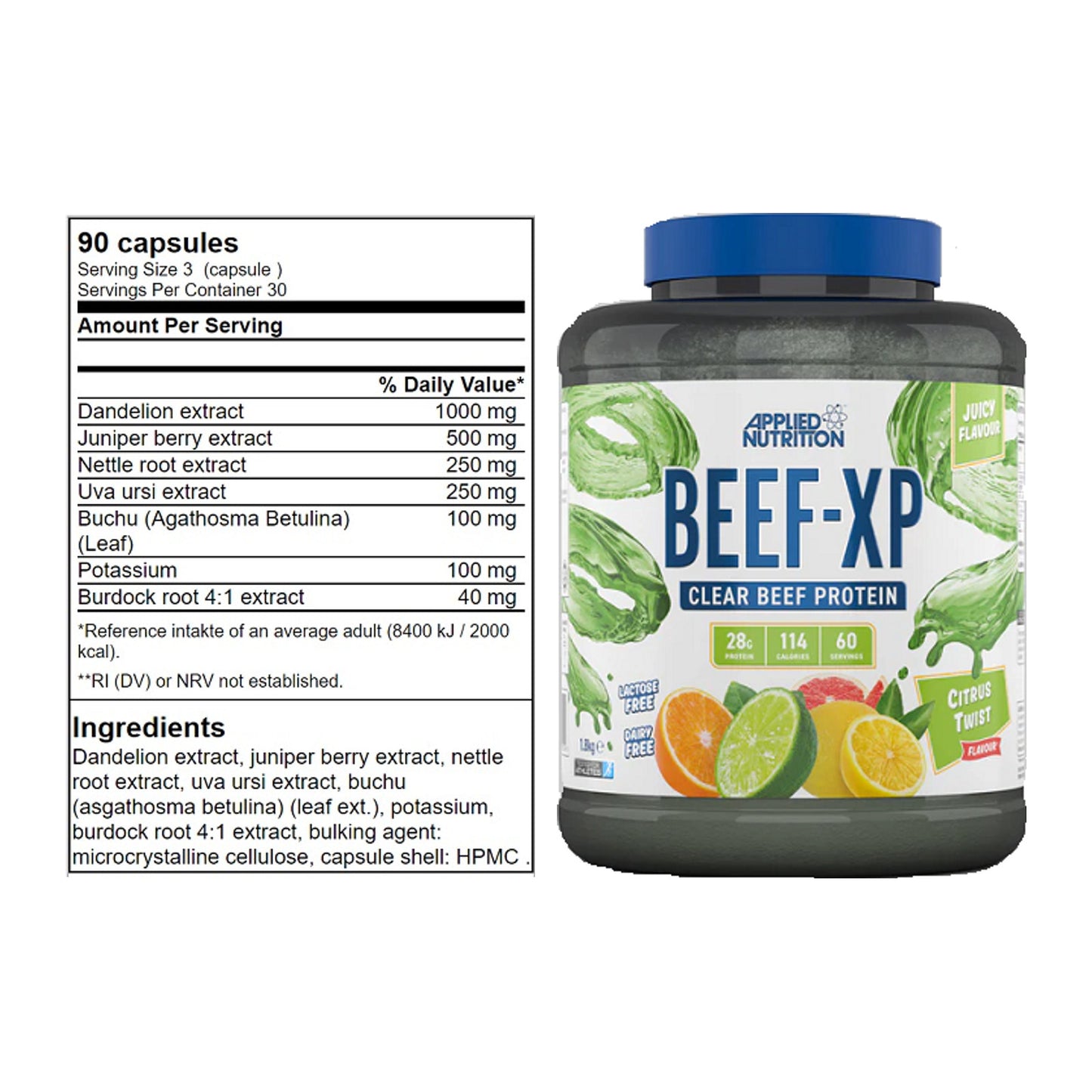 Diät-Duo: GN Shred Cuts + Applied Nutrition Clear Beef XP – alle enthaltenen Artikel