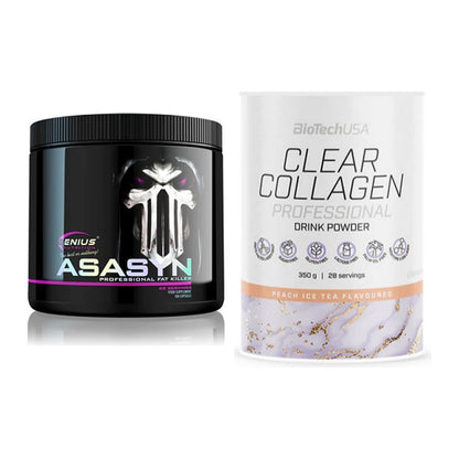 Diät-Duo: Genius Nutrition Asasyn + BioTech Clear Collagen – alle enthaltenen Artikel