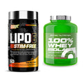 Diät-Duo: Nutrex Lipo 6 Black STIM-FREE + Scitec Whey Isolate – alle enthaltenen Artikel