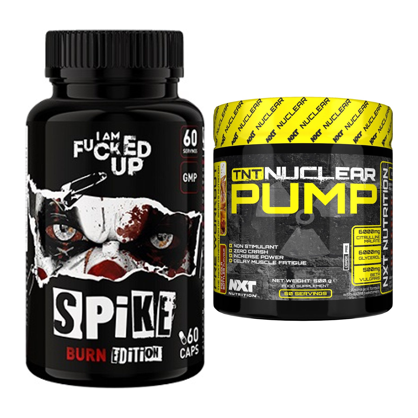 Diät-Duo: Swedish Supplements Fucked + NXT Nutrition TNT Nuclear – alle enthaltenen Artikel
