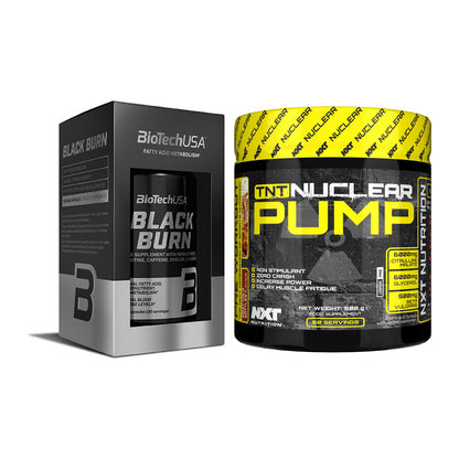 Diät-Duo: BioTech Black Burn + NXT Nutrition TNT Nuclear Pump – alle enthaltenen Artikel