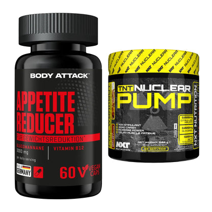 Diät-Duo: Body Attack Appetite Reducer + NXT Nutrition TNT Nuclear – alle enthaltenen Artikel