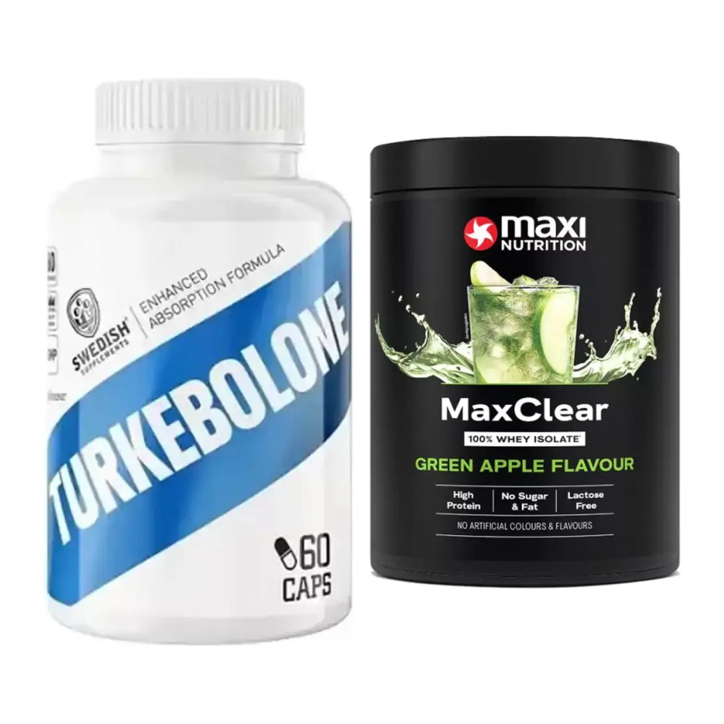 Diät-Duo: Swedish Supplements + MaxiNutrition MaxClear 100% – alle enthaltenen Artikel