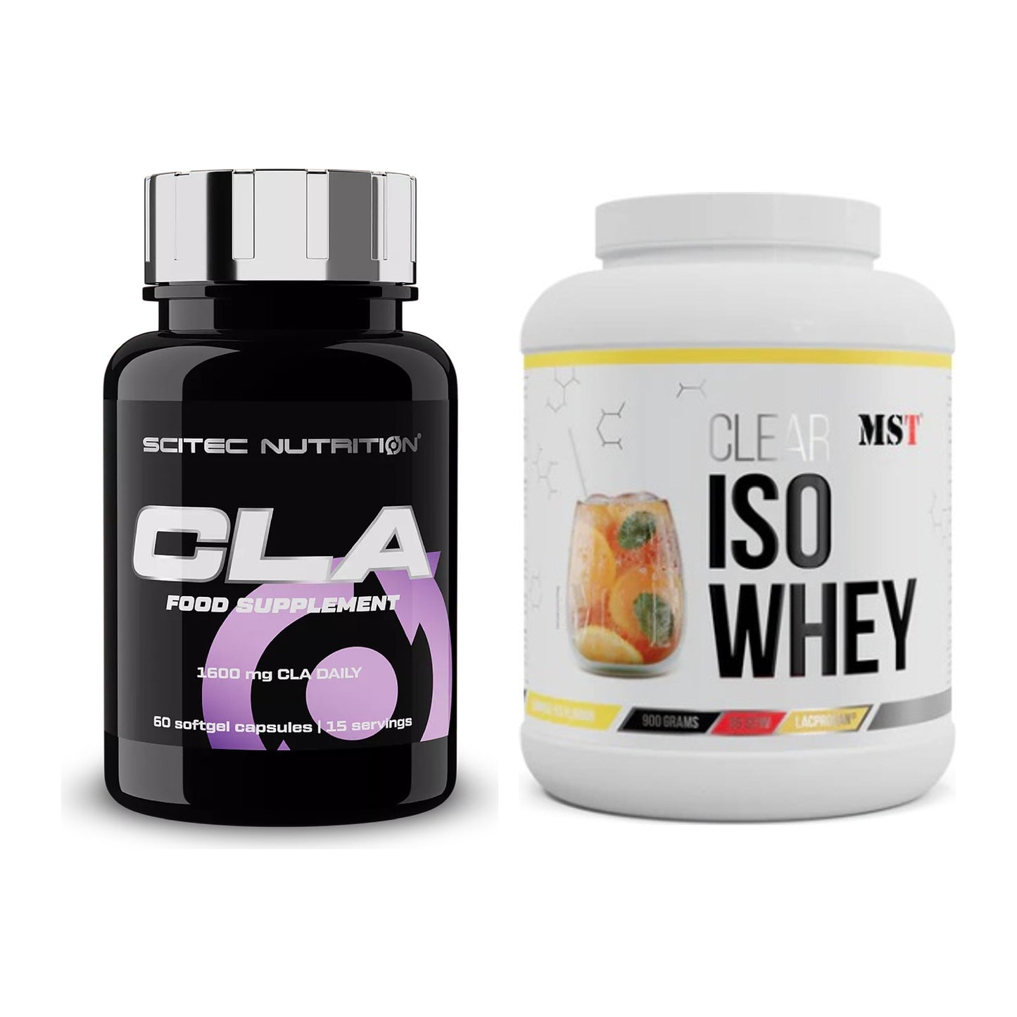 Diät-Duo: Scitec CLA + MST Iso Clear – alle enthaltenen Artikel