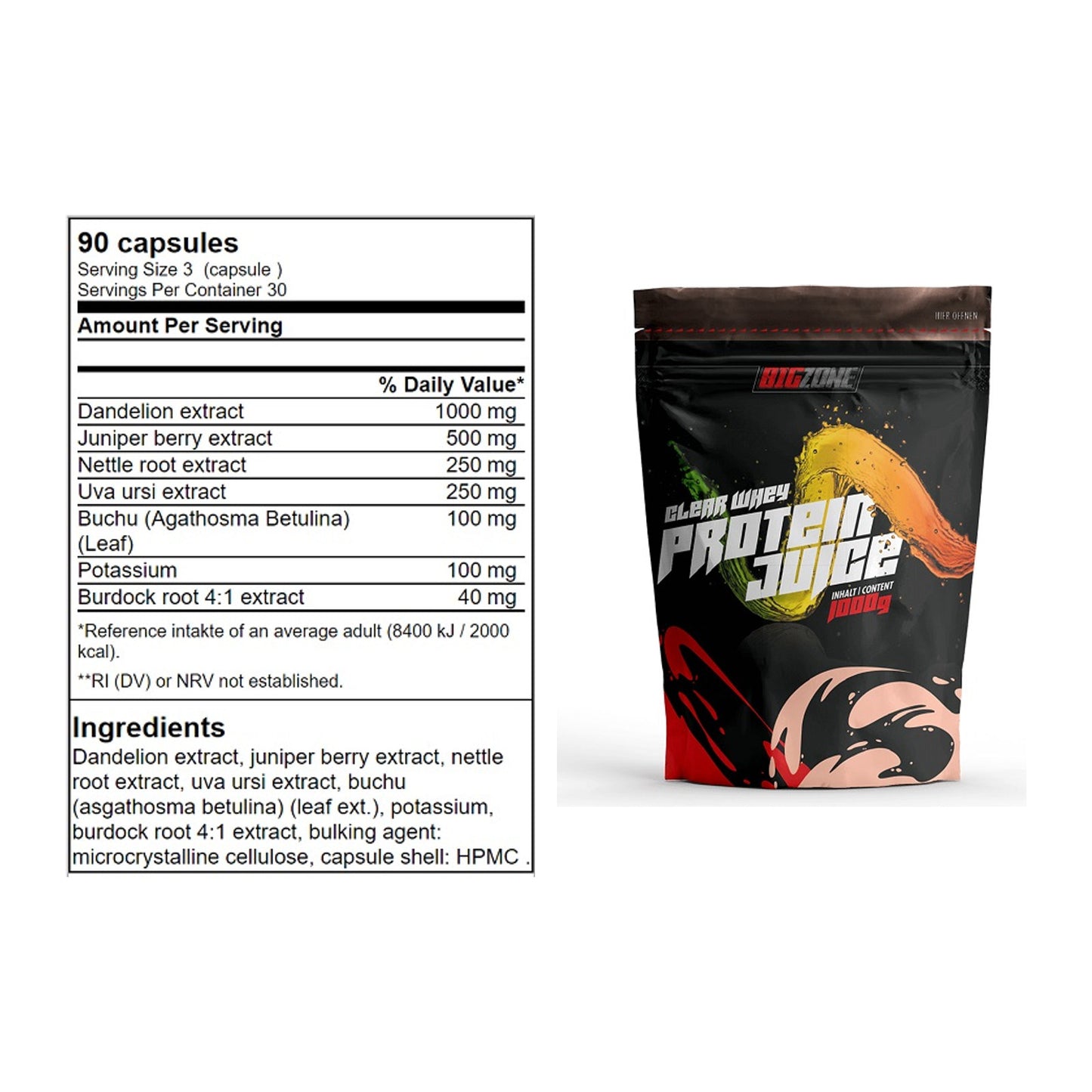 Diät-Duo: GN Shred Cuts + Big Zone Clear Whey Protein Juice – alle enthaltenen Artikel