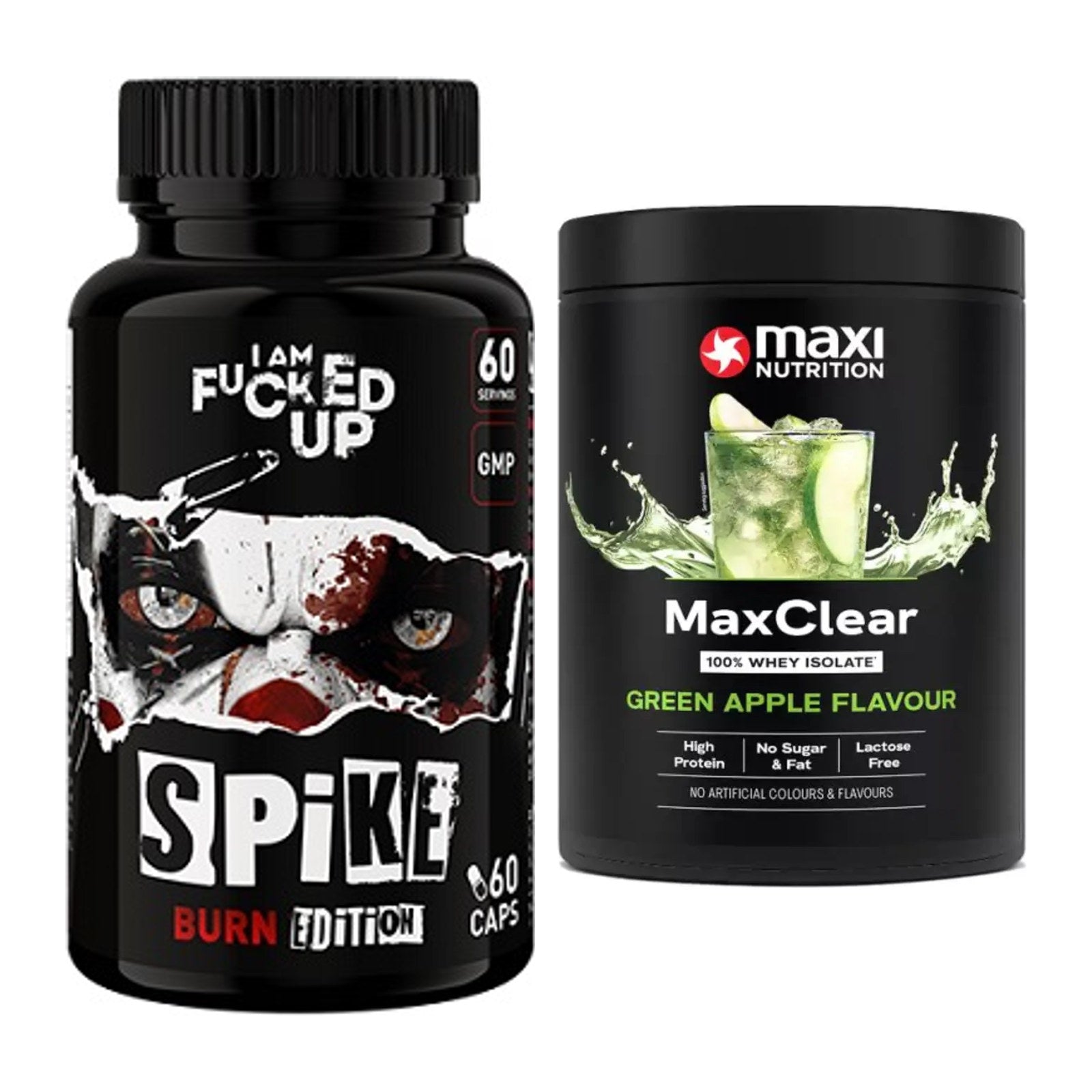 Diät-Duo: Swedish Supplements Fucked + MaxiNutrition MaxClear 100% – alle enthaltenen Artikel