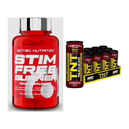 Diät-Duo: Scitec Stim Free Burner + NXT Nutrition TNT NUCLEAR – alle enthaltenen Artikel