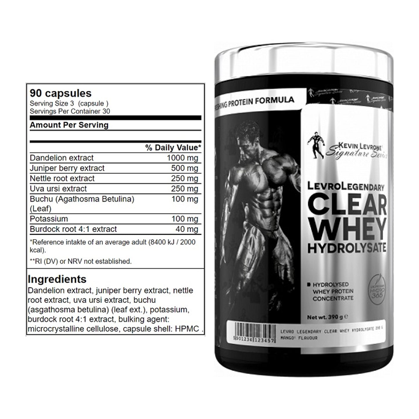 Diät-Duo: GN Shred Cuts + Kevin Levrone Clear Whey – alle enthaltenen Artikel