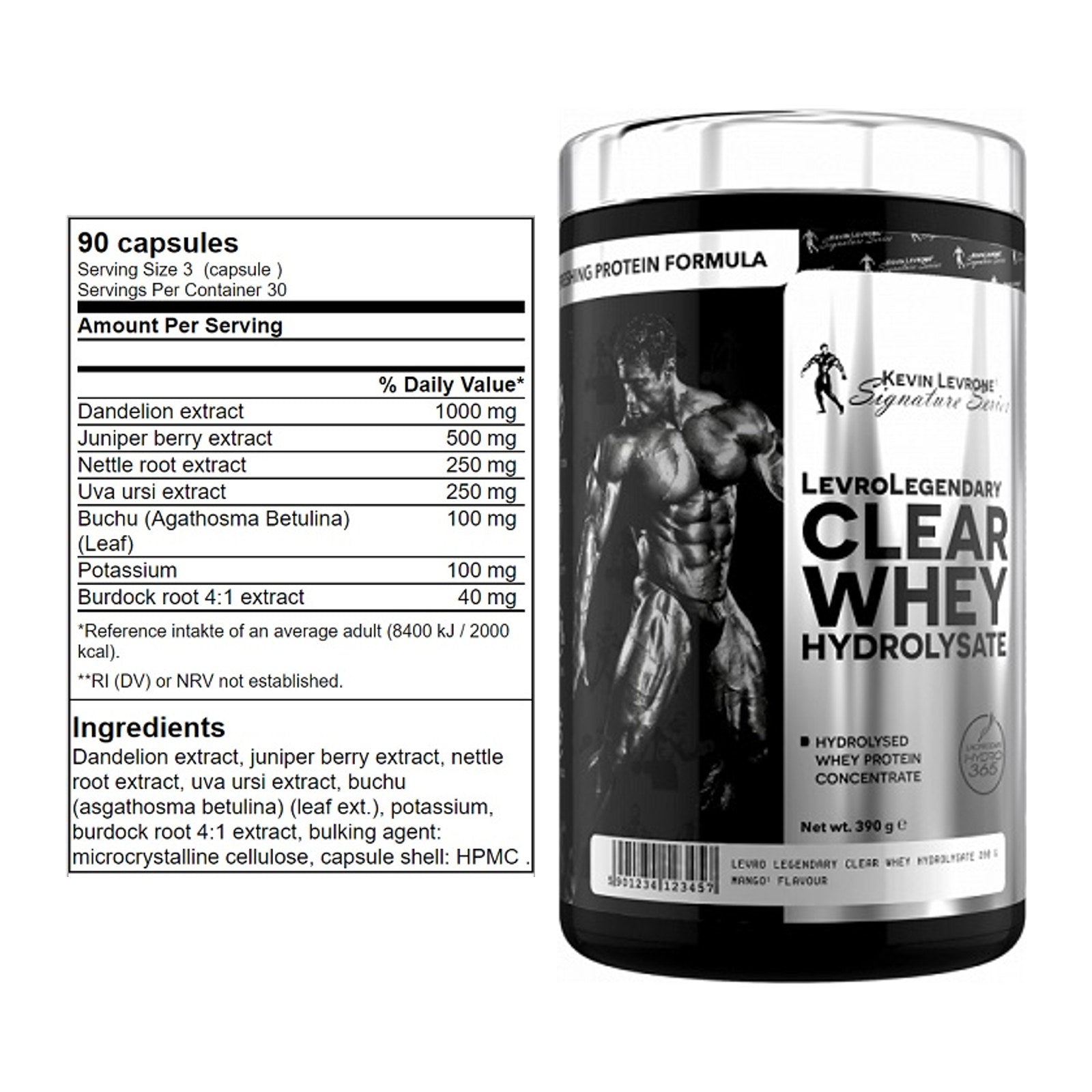 Diät-Duo: GN Shred Cuts + Kevin Levrone Clear Whey – alle enthaltenen Artikel